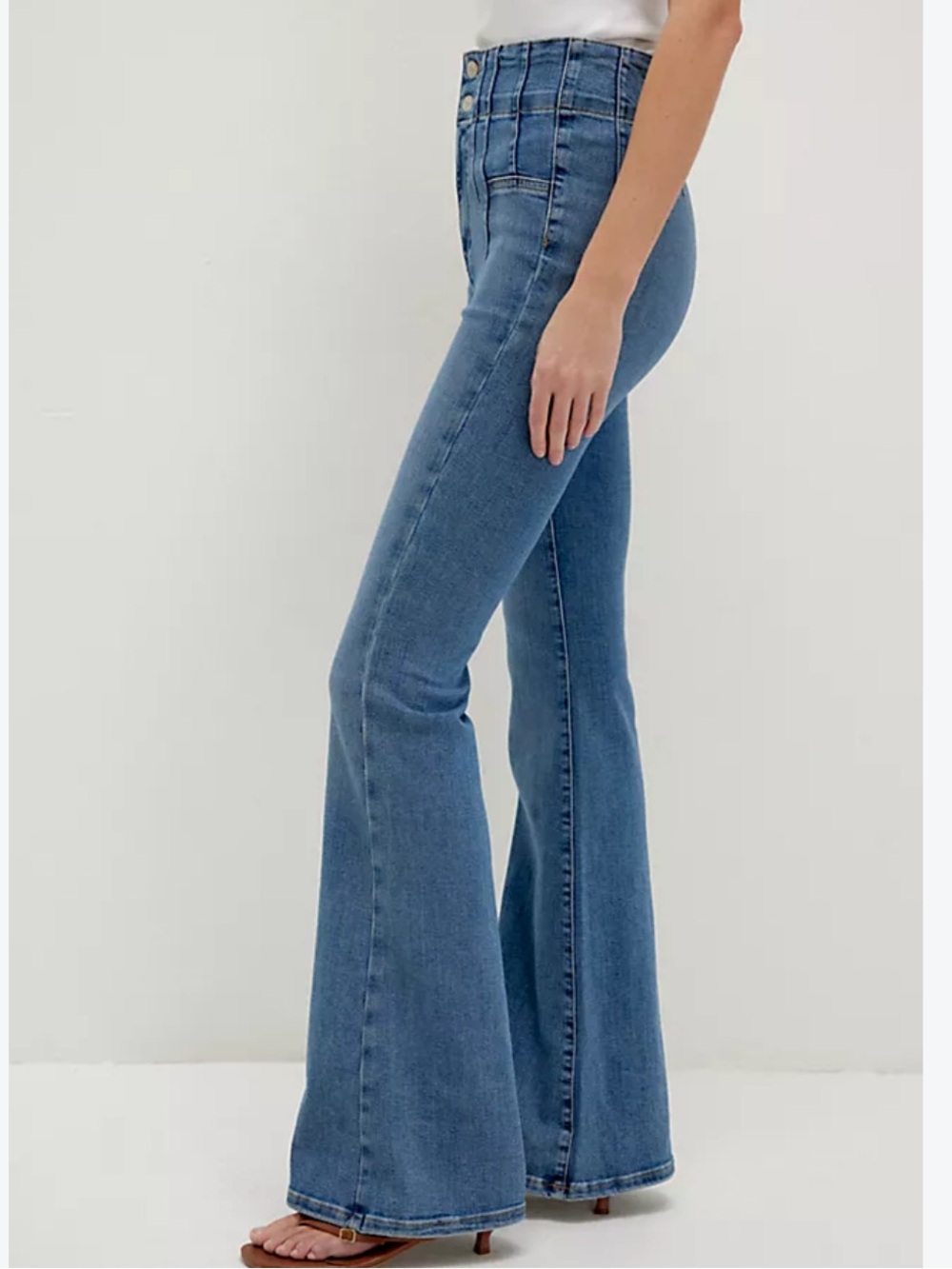 Free People We The Free Jayde Flare High Rise Jeans